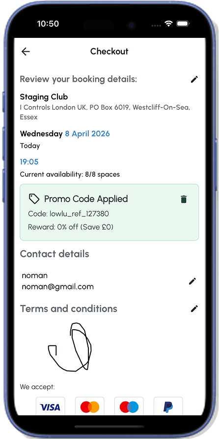 Step 2: Enter Referral Code