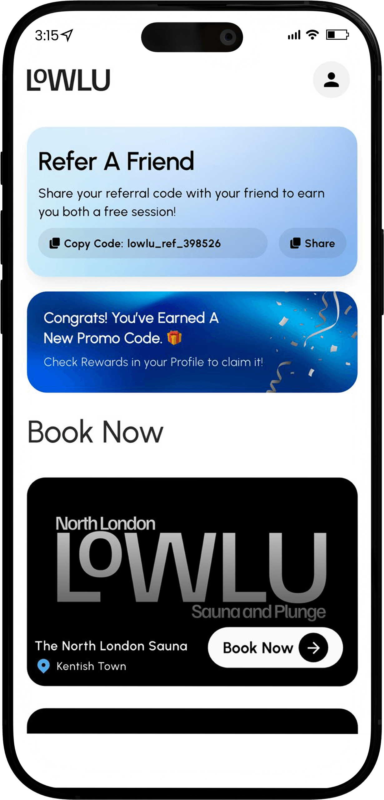 Step 3: Receive Your Free Session